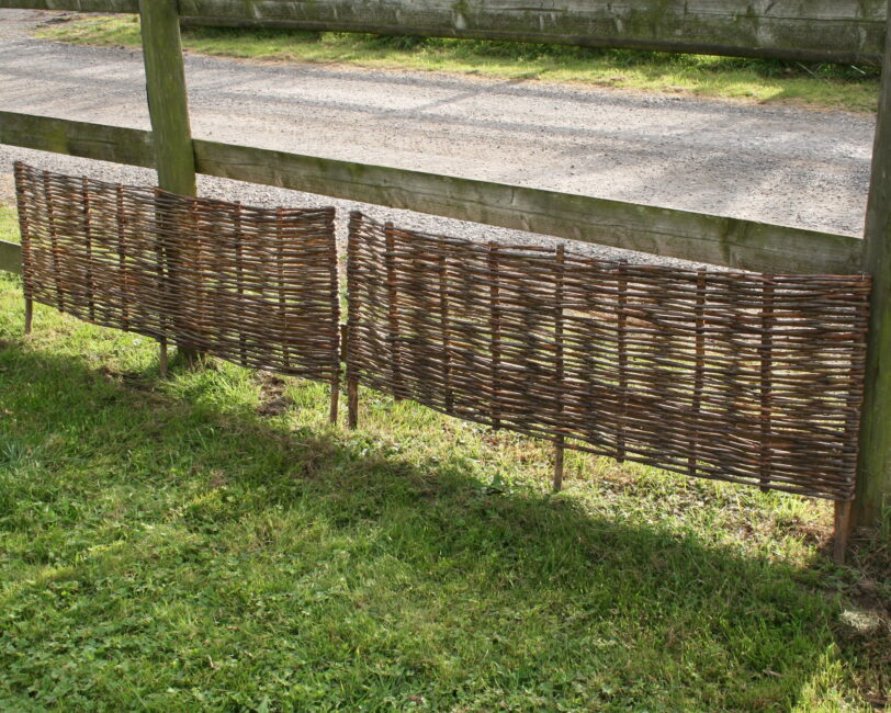 Willow garden edging Handmade by Musgrove Willows