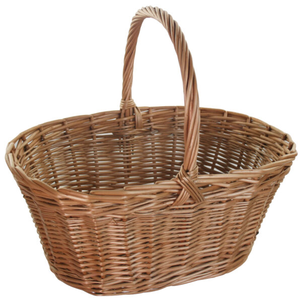 Oval shopping basket